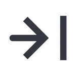 Arrow Right Stop SVG Icon